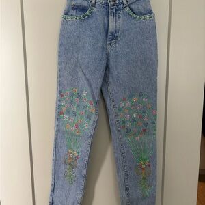 Lee 12 Slim Hand Painted Jeans